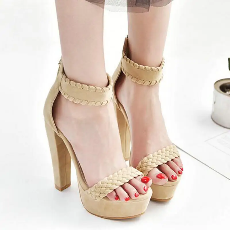 Brand Sandals Women Rhinestone Summer Shoes wedges Slip On Shoes Woman Waterproof Party Women's Shoes Wedding Shoes M645