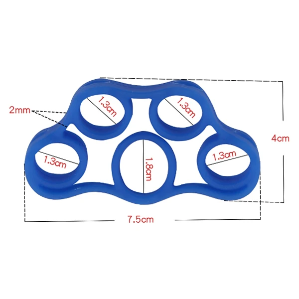 Силиконовый фиксатор пальца рука сопротивление группа кистевой эспандер сила тренировочный захват YA88