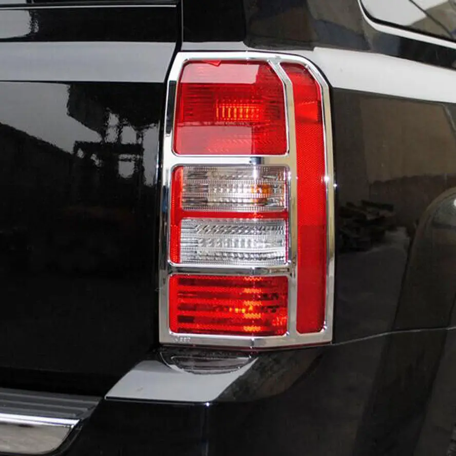 BBQ@ FUKA 2x автомобильный Стайлинг внешний ABS задний светильник, накладка, декоративная отделка, подходит для Jeep Patriot 2011
