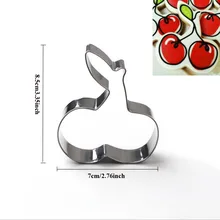 10 шт. Сладкие Фрукты Вишня Металл резак печенья reposteria бисквит штамп форма для выпечки украшения для кексов инструмент для украшения торта