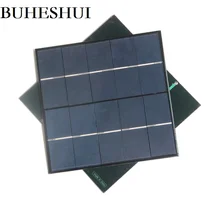 4.5W 5V Solar Cell Polycrystalline Solar Panel Module DIY Solar Charger System For 3.7v Battery Education kits 15pcs Wholesale