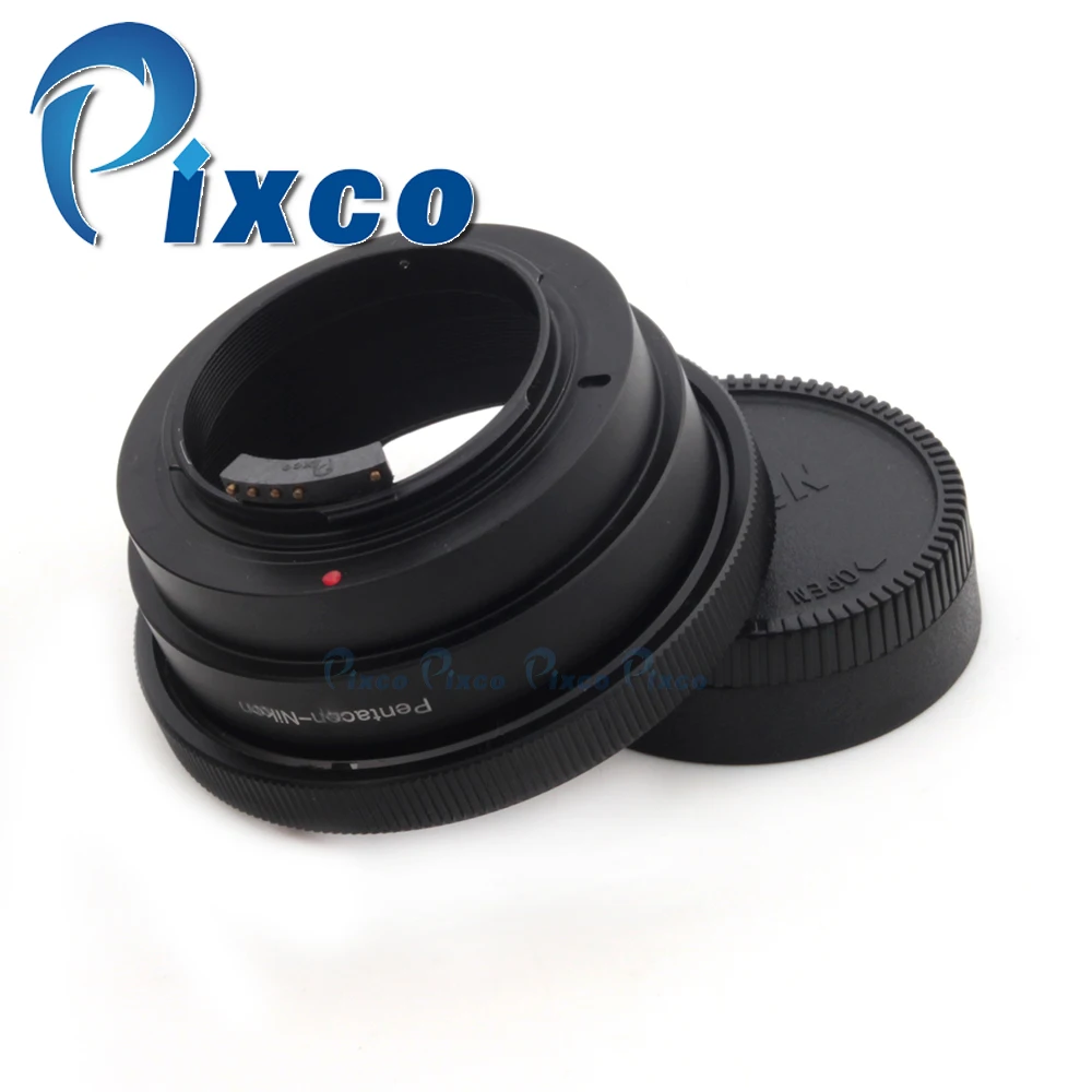 

PIXCO AF Confirm Adapter Ring SUIT FOR Pentacon 6 Kiev 60 Lens to Nikon F Mount D7000 D80