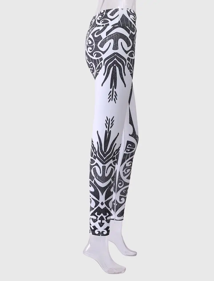 Women High Waist Yoga Pants Legging Printing Push Up Slim Woman Pant Leggings For Fitness Legency Spor Tayt Polyester Tracksuits     