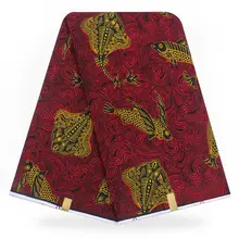 Горячая распродажа! Рыба Печать воск ткань настоящий хлопок голландский воск хлопок 6 ярдов/шт хлопок высокого качества H180503