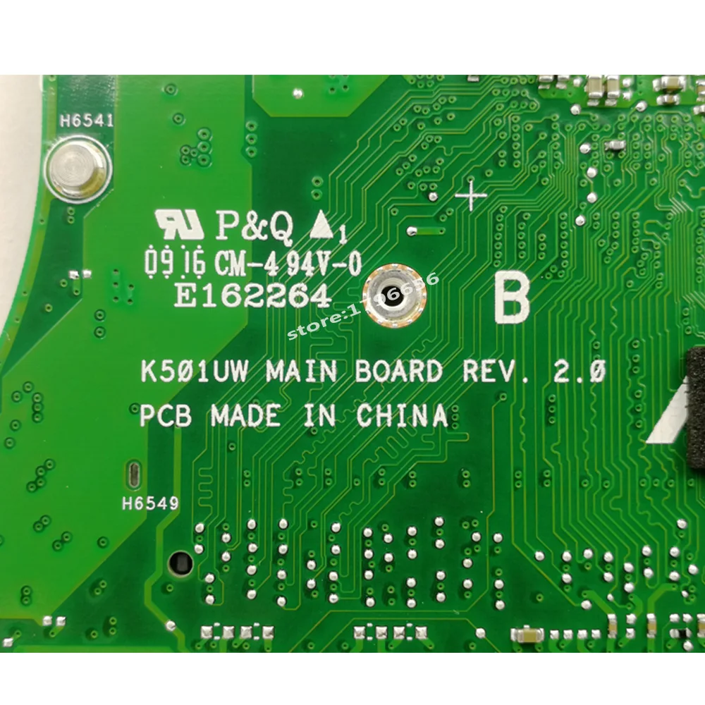 K501UW материнская плата для ноутбука For Asus K501UWK K501U K501 оригинальная DDR4 4G RAM I5 6200U
