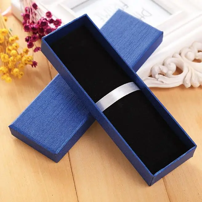 Jinhao x450 металлическая синяя мраморная Золотая авторучка хорошего качества в подарок - Цвет: box