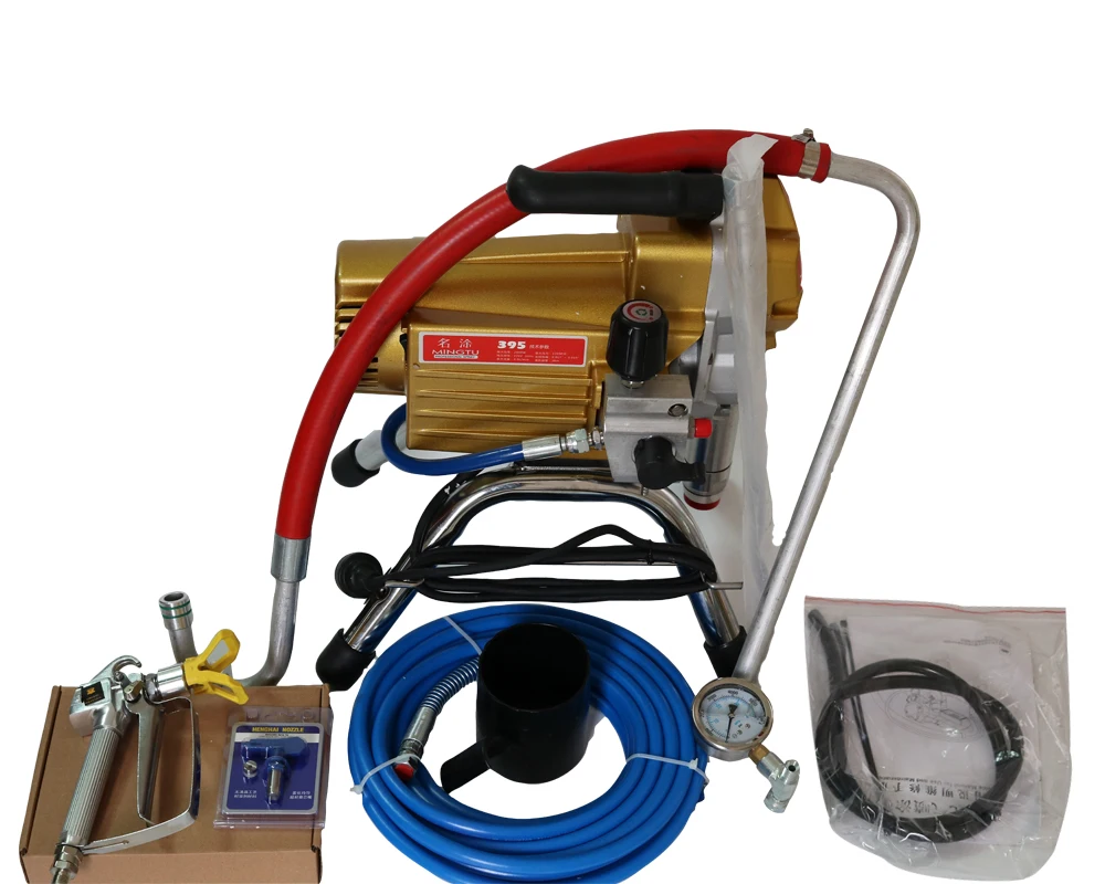 2018 High-pressure New airless spraying machine Professional Airless Spray Gun Airless Paint Sprayer 395 painting machine tool цена 2018 High-pressure New airless spraying machine Professional Airless Spray Gun Airless Paint Sprayer 395 painting machine tool цены онлайн