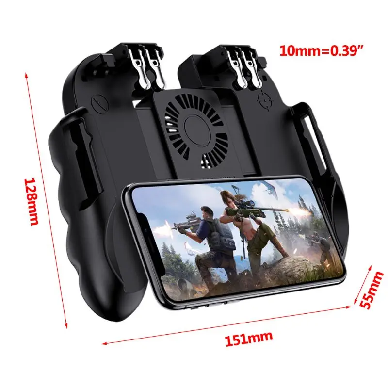  H9 Game Gamepad Controller Gaming Handle Joystick Trigger Fire Key Button for PUBG Mobile Game for 