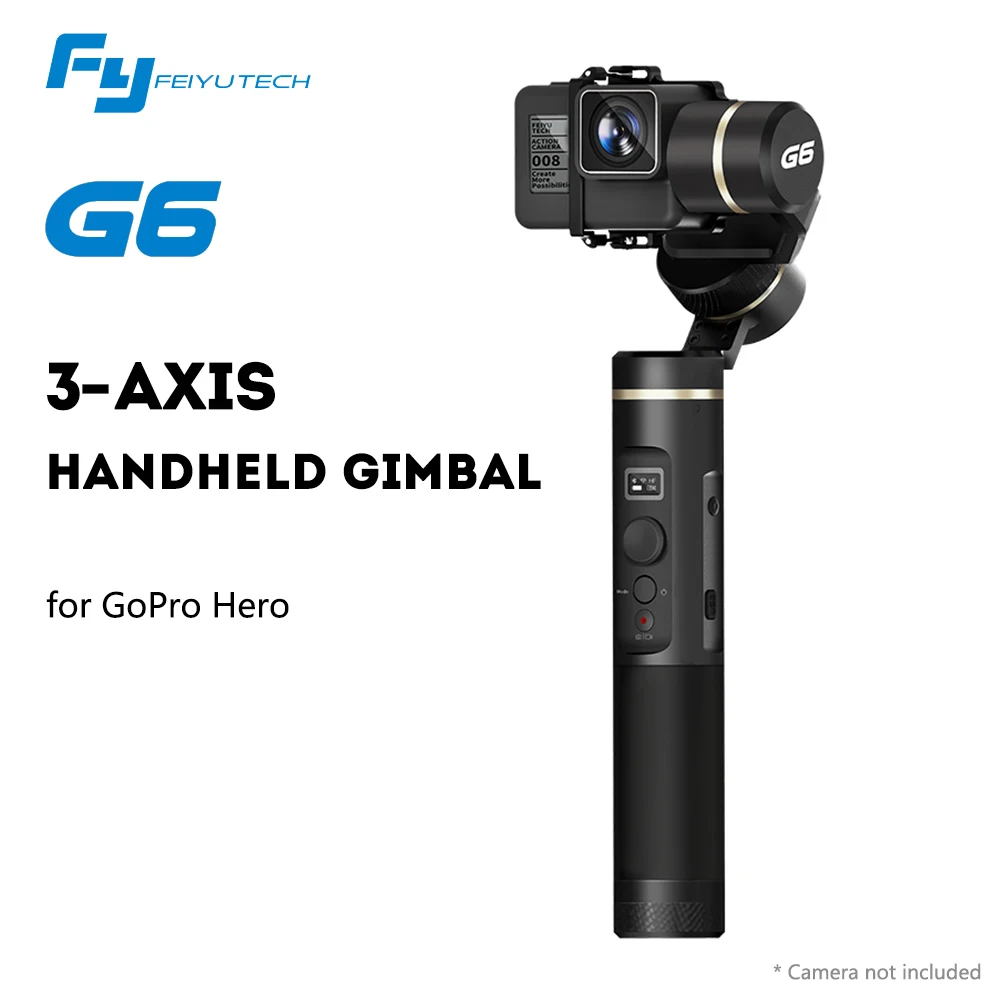 

FY FEIYUTECH G6 3 - axis Handheld Gimbal Stabilizer with OLED Screen Support Bluetooth WiFi Connection for GoPro Action Camera