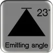 emitting angle 23-100