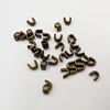 15 Sets 3# Metal Zipper Repair Up Zipper Stopper For DIY Accessories Tailor Tools Gun Black Silver Light Gold Brozne Color ► Photo 3/5