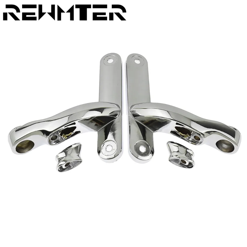 Motorcycle Auxiliary Lighting Brackets Kit Set Front And Rear Bracket