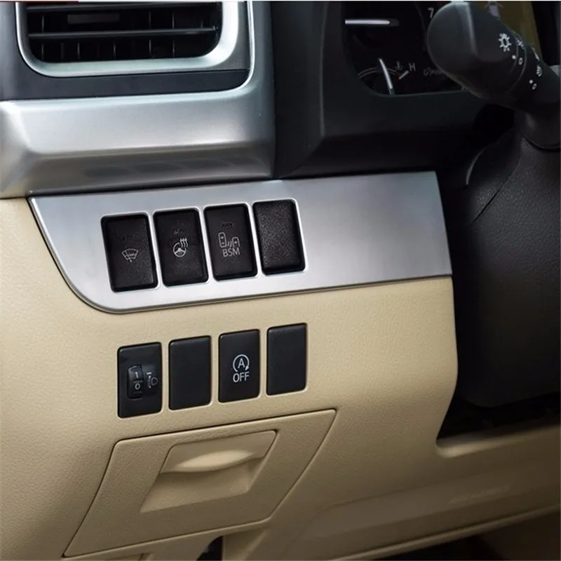 

car accessories interior parts 2015 left air conditioning control lamp decorative Sequin 15 modified FOR Toyota Highlander