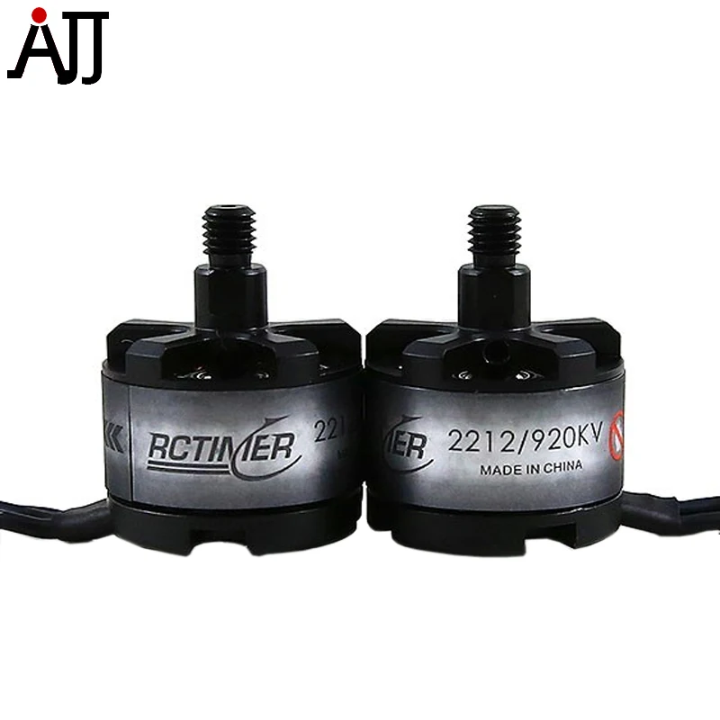 

2pcs/lot Rctimer 2212 920KV Brushless Motor CW CCW SL2212 12N14P compatible 3-6S Lipo/20A ESC RC Quad FPV Multi-Rotor Motors