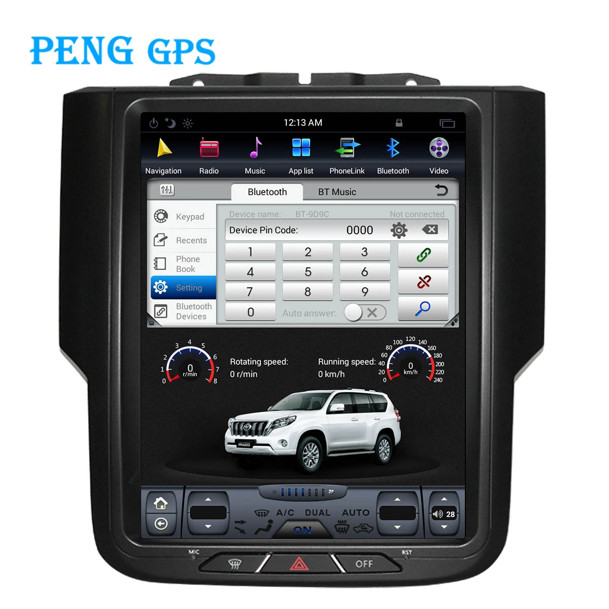 Android 7 1 10 4 &quotTesla вертикальный экран автомобильное радио для 2014 2018 Dodge RAM 1500 GPS