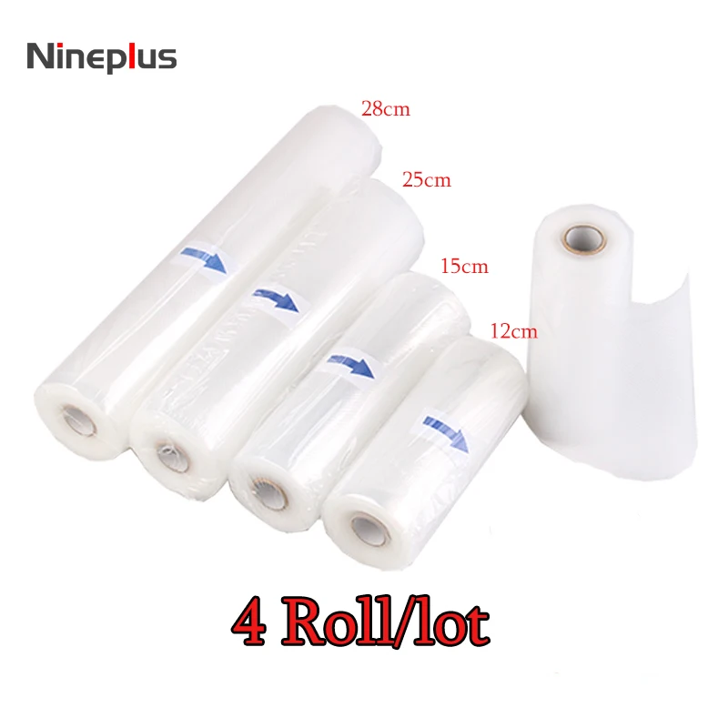 Nineplus Vacuum Packaging Rolls Vacuum Plastic Bag Storage Bags home