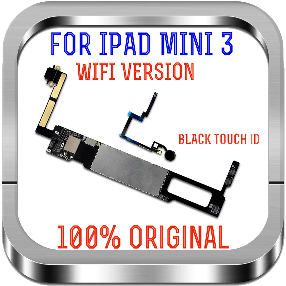 Материнская плата для Ipad Mini 3 Бесплатная доставка поддержка Wi Fi материнская с