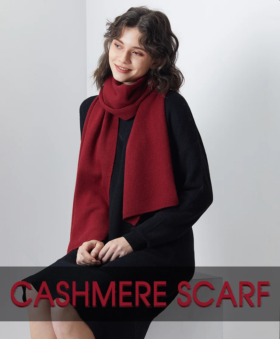 Women Scarf Wool Knitting Warm Scarves Winter Long Shawl Cashmere Autumn 2018 New Brand Solid Thicken Shawl Cachecol For Female (1)