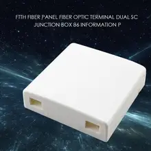 Junction Box Wall Mount 2 Cores Terminal Panel Fiber Optic Termination Box