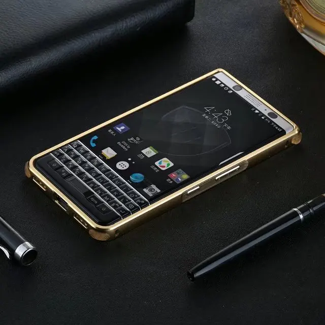 Для BlackBerry KEYone чехол для телефона металлический алюминиевый бампер+ PC акриловый 2 в 1 гибридный Чехол Двойной защитный чехол для KEYone