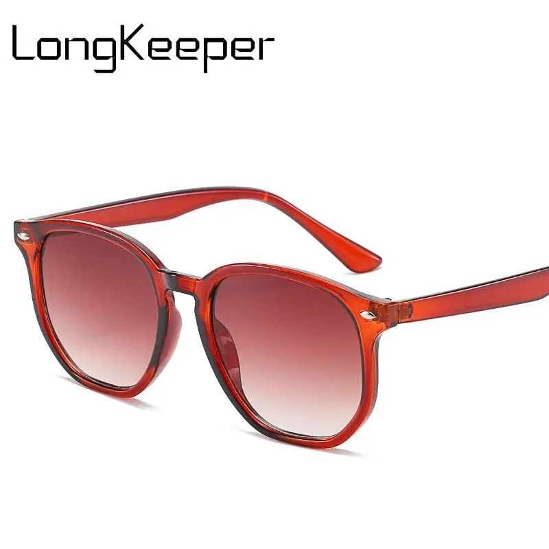 

LongKeeper Women's Polygon Sunglasses Brand Design Fashion Irregular Sun Glasses Gradient Shade Glasses For Female UV400 Oculos