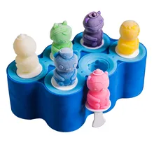 6 отверстий форма медведя форма мороженого милый мультфильм льда для детей DIY Мороженое инструмент для кухни