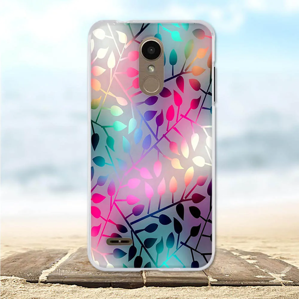 Чехол для LG K8 2018 силиконовый чехол ТПУ K9 3D защитный с милыми цветами 2018/K9 чехлы