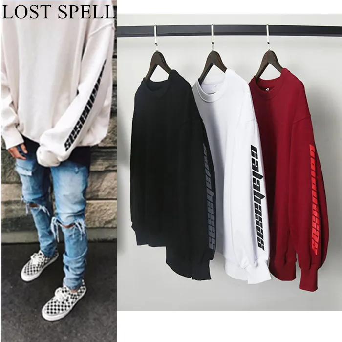 2018 Hoodies Men Oversized Hoodie Sweatshirt Kanye West Women Sweat Homme Streetwear Sudaderas 