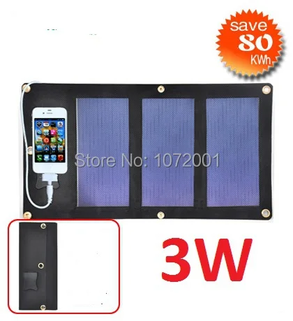 

flexible solar charger with power bank cell panel 3w 5.2V energy rechargeable battery for moble solar battery for Travel Charge