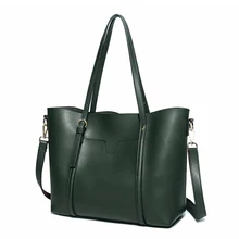 Simple and beautiful Genuine Leather duffle bag New belt decoration women handbags Fashion wild spring and summer shopping bags