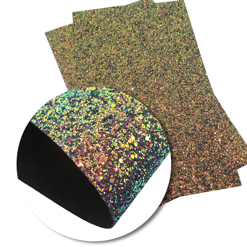 

David accessories 30x140cm glitter faux artificial Synthetic leather fabric hair bow diy decoration crafts 1piece,1Yc4474