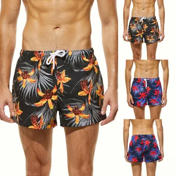 

KLV 2019 Fashion Men's Shorts Swim Trunks Quick Dry Beach Surfing Running Swimming Watershort FOUR 12.20