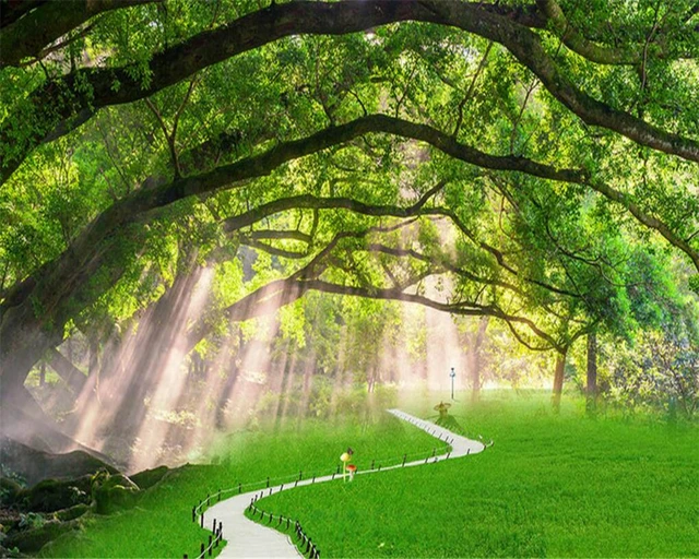 Beibehang 3d Wallpaper Natural Tree Landscape Photo Wallpaper 3d Living Room Bedroom Wall Fresco Beibehang 3d Wallpaper Natural Tree Landscape Photo Wallpaper 3d Living Room Bedroom Wall Fresco