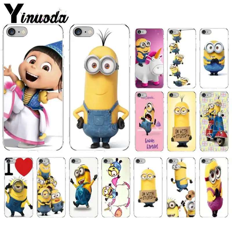 

Yinuoda Funny Sale Minion Coque Shell Phone Case for iPhone 5 5Sx 6 7 7plus 8 8Plus X XS MAX XR