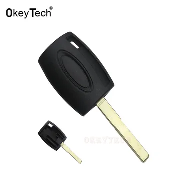 

Okey Tech For Ford Foucs 2 3 Ecosport Mendeo MK4 Transponder Remote Car Key Shell Free Shipping Uncut Blade Cover Case FOB