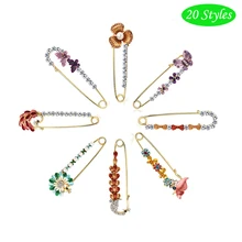Large Brooch Vintage Brooch Female Fashion Broche hijab Pins And Brooches For Women Flower Pins Broches Jewelry Accessories fishsheep large women figure acrylic brooches and pins fashion resin girl icon big brooch pins female fashion jewelry accessory