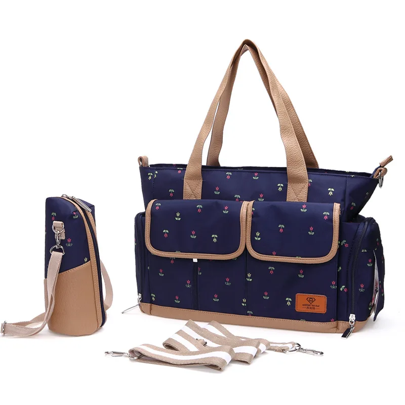2017 New Waterproof Large Capacity Durable Fashion Diaper Messenger