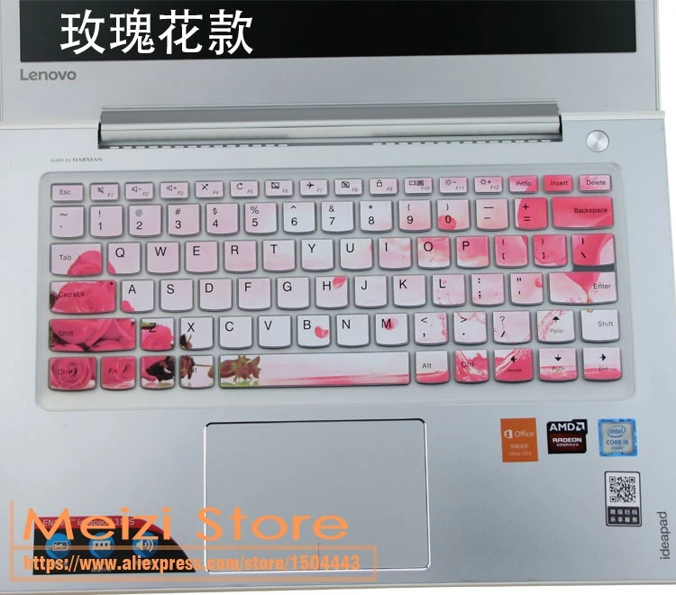 

14 inch Laptop Keyboard Protector Cover for Lenovo Miix 5 Yoga 710-14 Yoga 710 15 V110 V310 14 Laptop E42-80 V110-14 14IKB 14isk