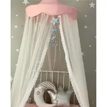 Прямая детские номер навес с подвесная москитная сетка навес от насекомых для детей платье для малышей, девочек