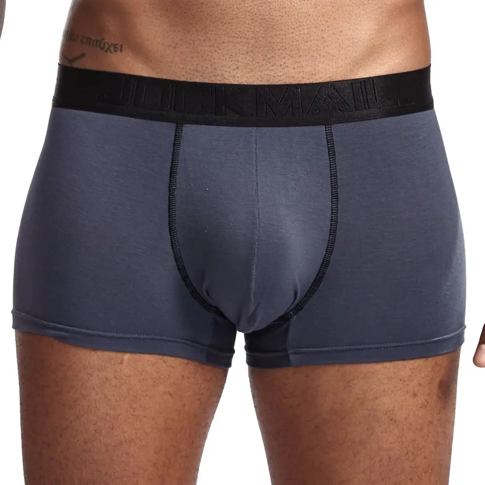 Трусы JOCKMAIL мужские с карманом для пениса модал дышащее нижнее белье трусы геев