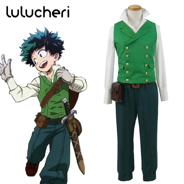 Anime My Hero Academia Cosplay Izuku Midoriya Costumes