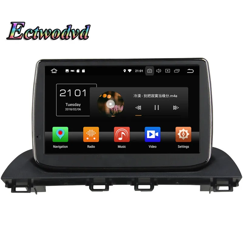 Best Ectwodvd Octa Core 4G RAM 64G ROM Android 9.0 Car Multimedia DVD Player GPS HeadUnit For Mazda 3 Axela 2014 2015 2016- 5