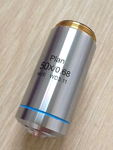 

50X Infinity Plan Objective Lens M25 Thread for Nikon Metallurgical Microscope Infinite Corrected Optical System Free Shipping