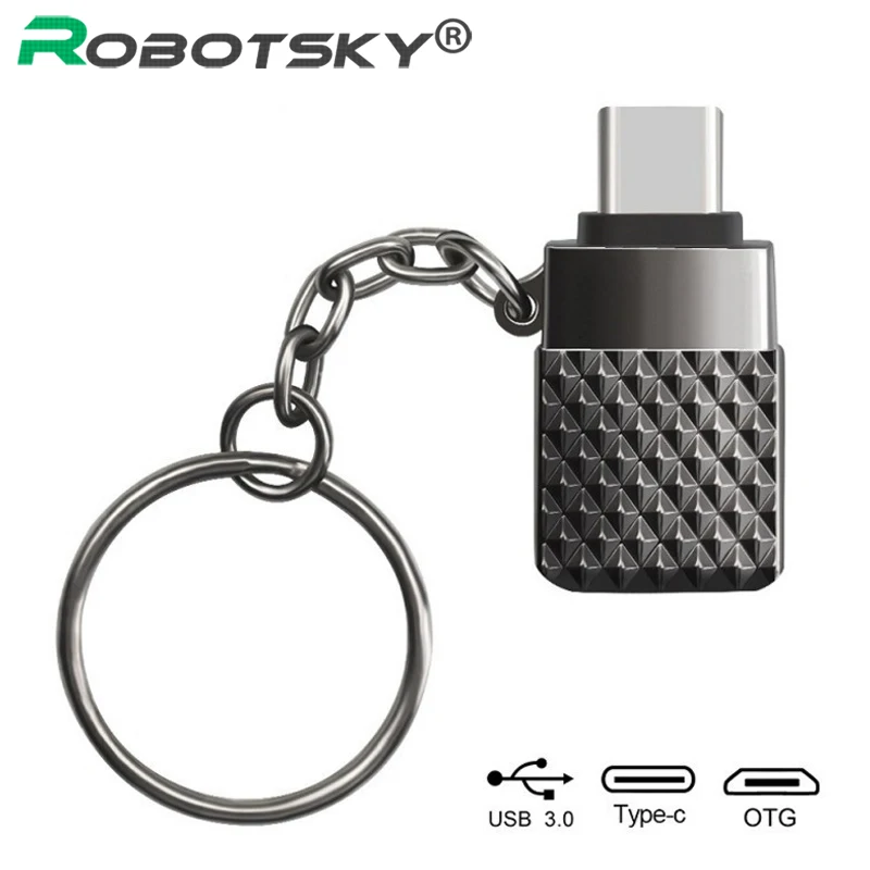 

Robotsky high quality USB 3.0 to Type c OTG adapter Alumium Phone type-c accessories Connector for Xiaomi Oneplus LG Nexus 5X 6P