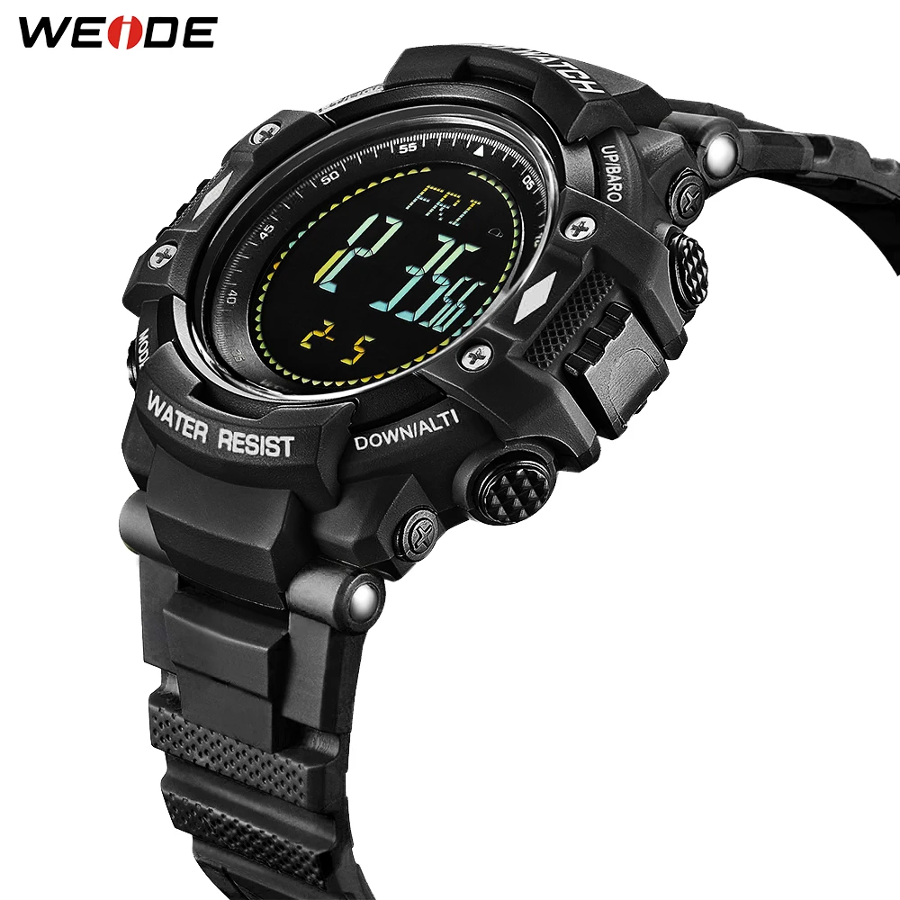 WEIDE топ роскошные электронные многофункциональные часы с хронографом аналоговые
