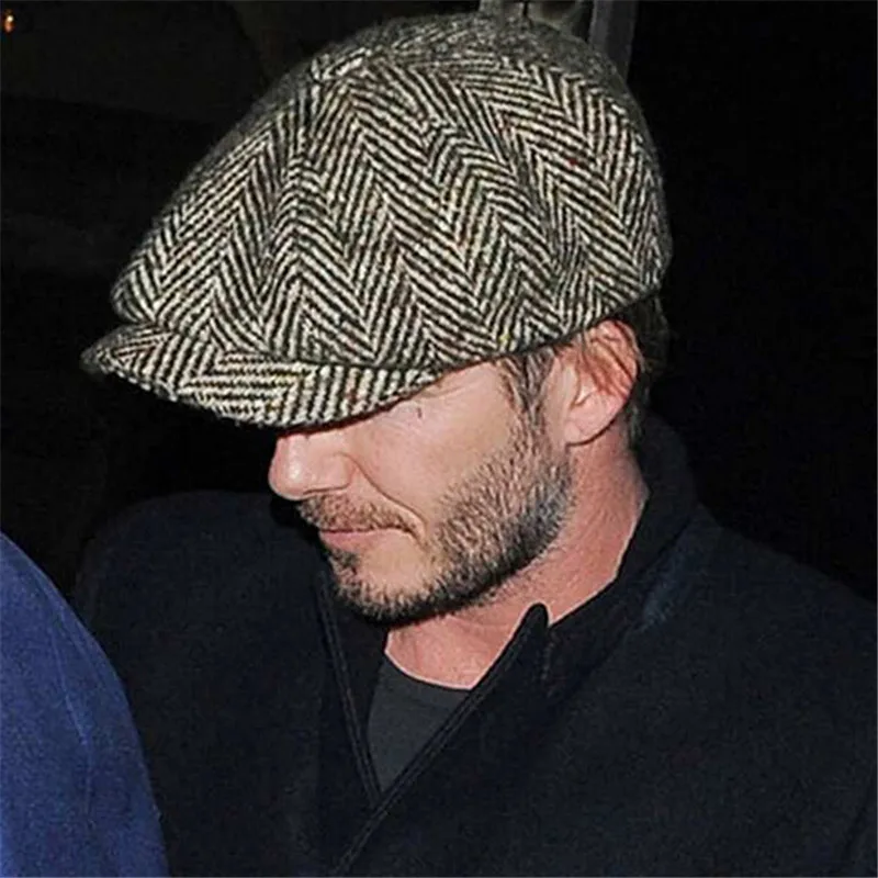 2017-Fashion-Wool-Tweed-Cabbie-Newsboy-Gatsby-Cap-Mens-Ivy-Hat-Golf-Driving-Flat-