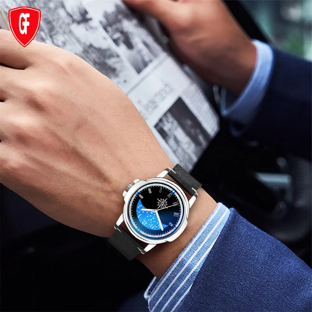 

Hot Man Leather Watch Whatever Late Anyway Letter Watches New Pointer Glow Wristwatches Quartz Classic Casual Analog Watches
