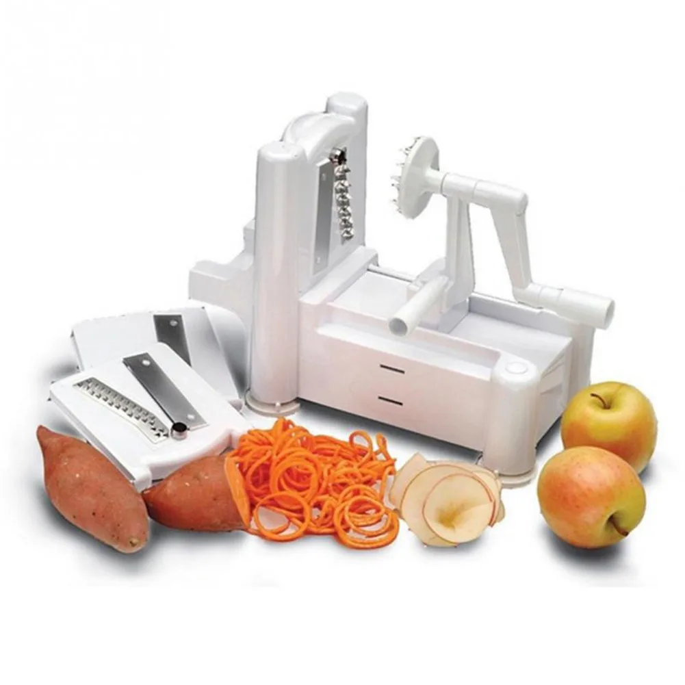 3 в 1 универсальный кухонный Овощной спиральный слайсер Spiralizer Veggie Cutter спагетти паста производитель кухня поставка