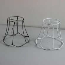 MengDengWei 6PCS DIA 13cm Iron Lampshade Frame DIY Clip On MengDengWei 6PCS DIA 13cm Iron Lampshade Frame DIY Clip On