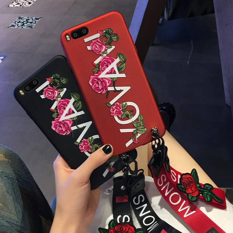 beautiful rose flowers with rope Soft Silicon Case For Xiaomi Mi Note Note2 Note3 |